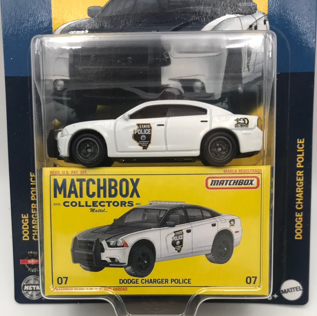 2021 matchbox Collectors #7 Dodge Charger Police 7/20