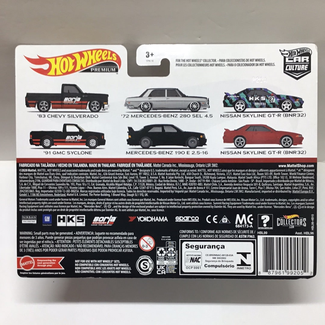 Hot wheels car culture team 2 pack target exclusive 72 Mercedes Benz 280 190E