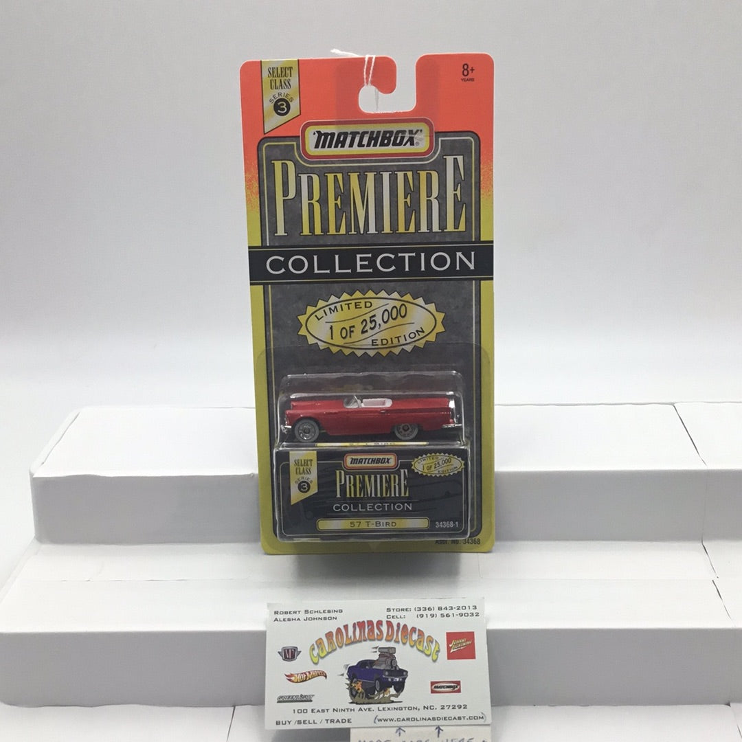 Matchbox Premiere series 3 57 T-Bird Red 5A5