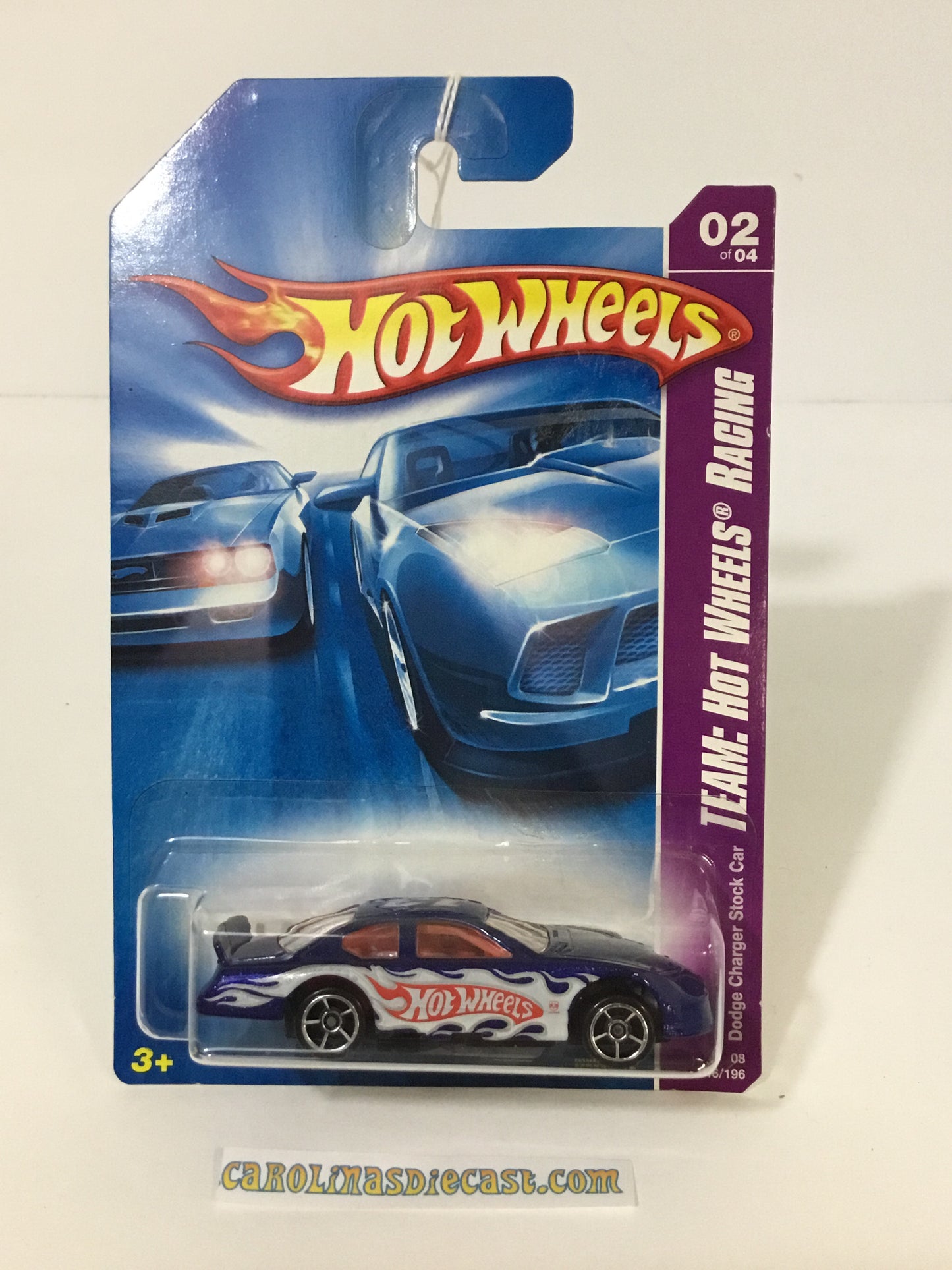 2008 Hot Wheels #146 Dodge charger stock car (FFF3)