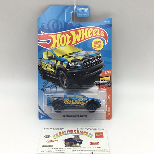 2019 hot wheels #185 ‘19 Ford Ranger Raptor blue 20C