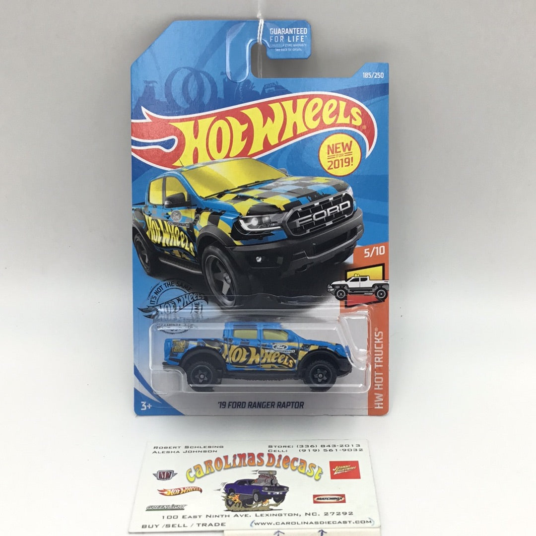 2019 hot wheels #185 ‘19 Ford Ranger Raptor blue 20C