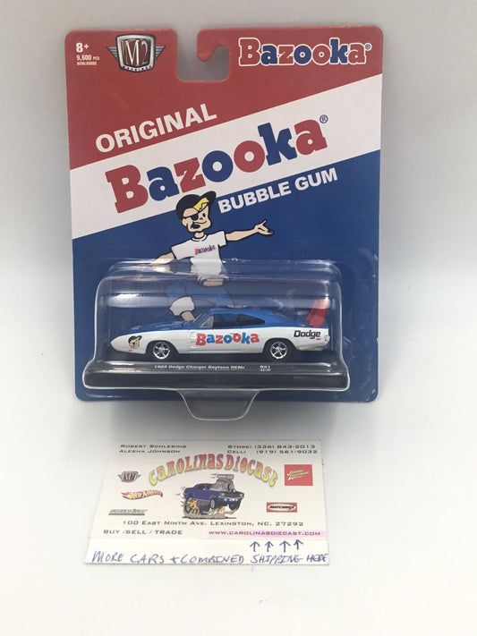 M2 Machines auto-drivers Bazooka 1969 dodge charger Daytona Hemi r91