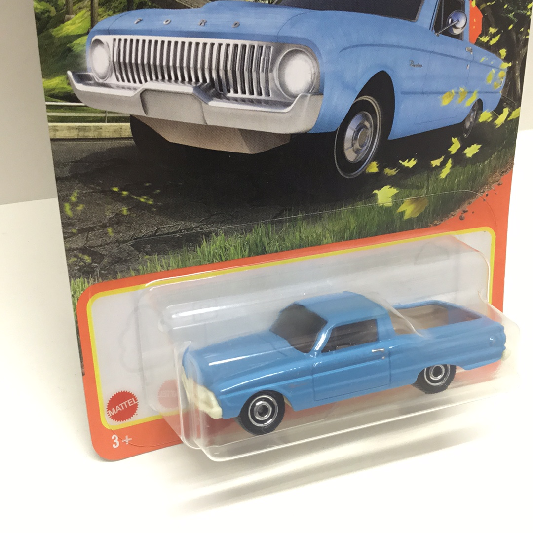 2021 matchbox T case #96 1961 Ford Ranchero blue 29G