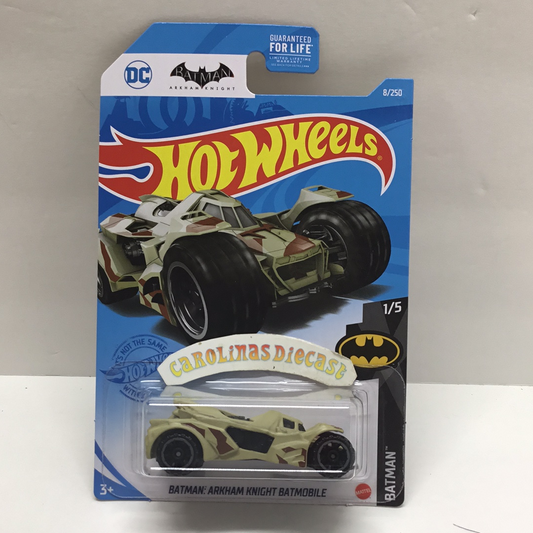 2021 hot wheels G case #8 Batman Arkham Knight Batmobile US Card 117C
