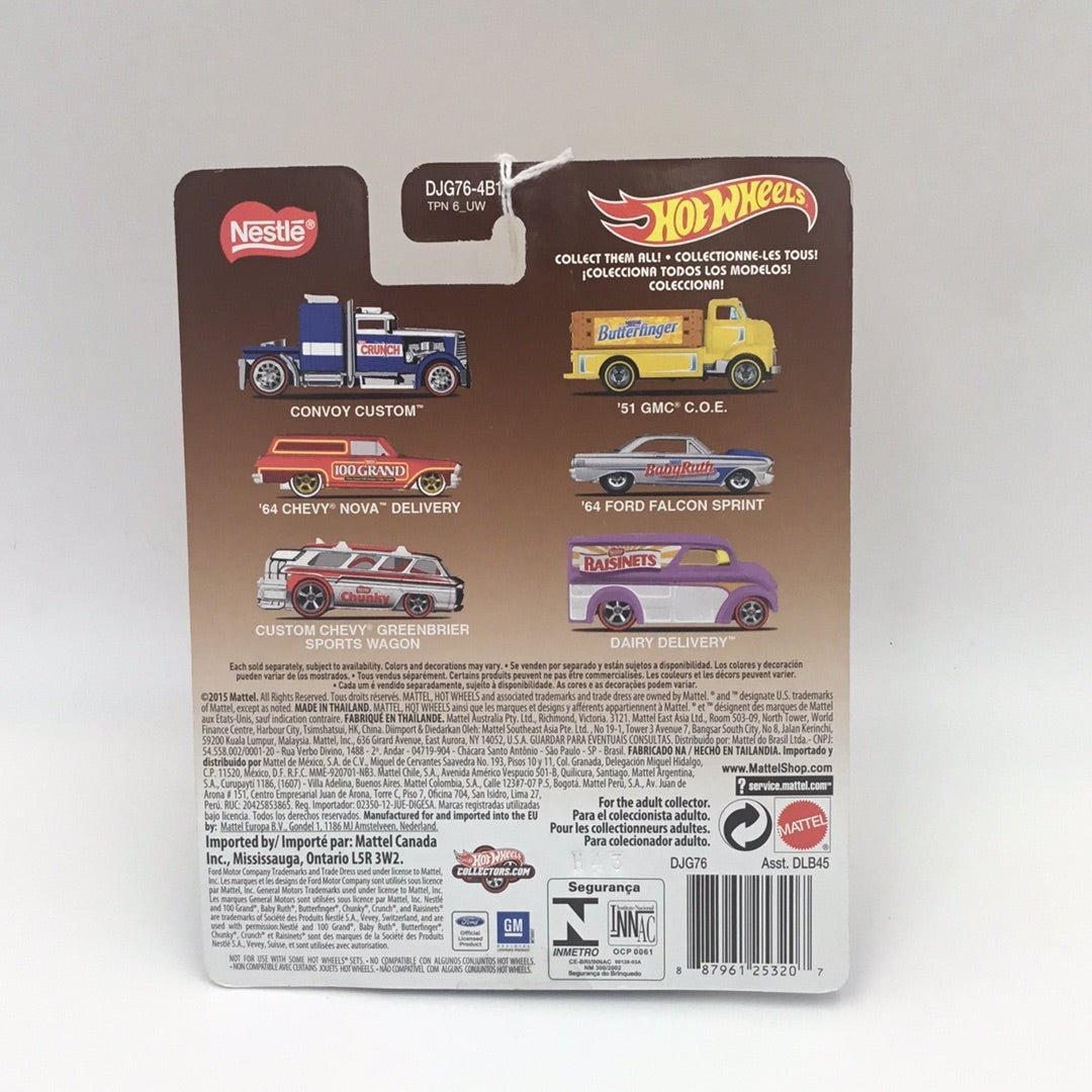 Hot Wheels Pop Culture Nestle Butterfinger 51 GMC C.O.E. 268i