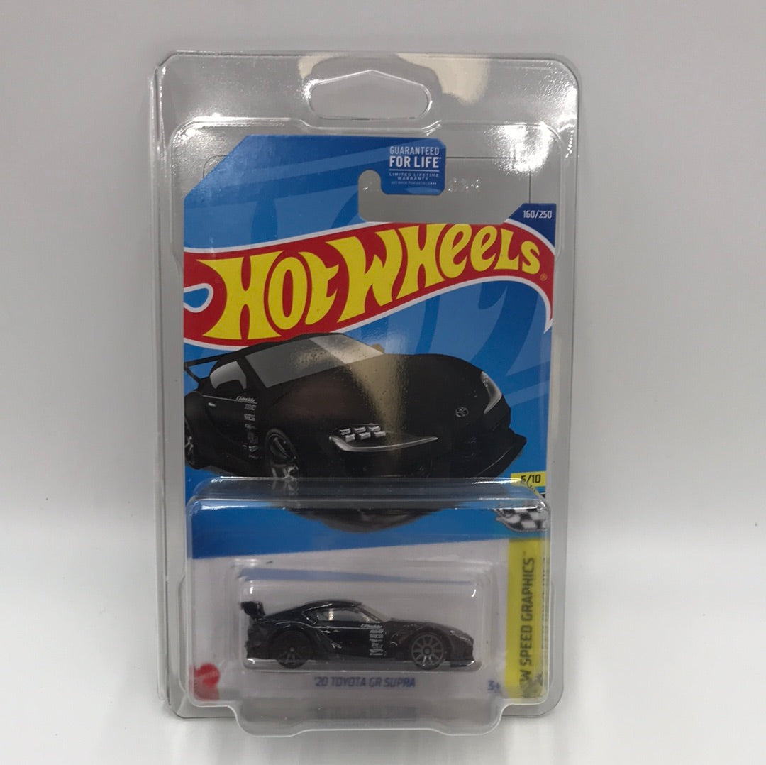 2022 hot wheels #160 20 Toyota GR Supra black GameStop exclusive VHTF