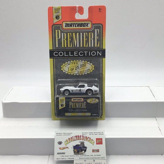 Matchbox Premiere series 3 Corvette Grand Sport white 5A5