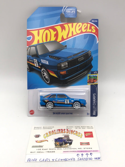 2022 hot wheels Q case #180 84 Audi Sport Quattro 107C