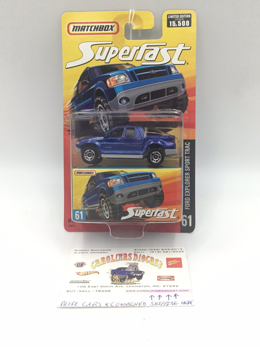 Matchbox Superfast #61 Ford Explorer sport Trac limited to 15,500 T1