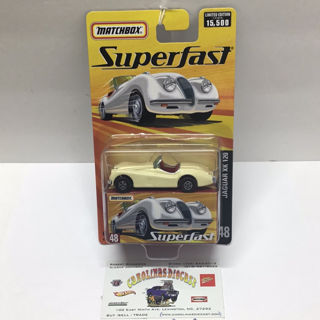 Matchbox Superfast #48 Jaguar XK 120 limited to 15,500 (R4)