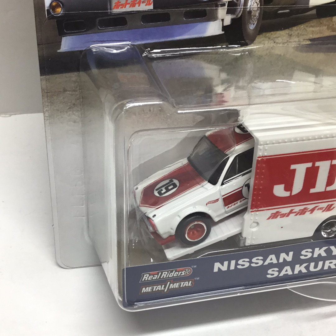 Hot wheels car culture team transport #8 Nissan skyline HT 2000 GT-X Sakura sprinter