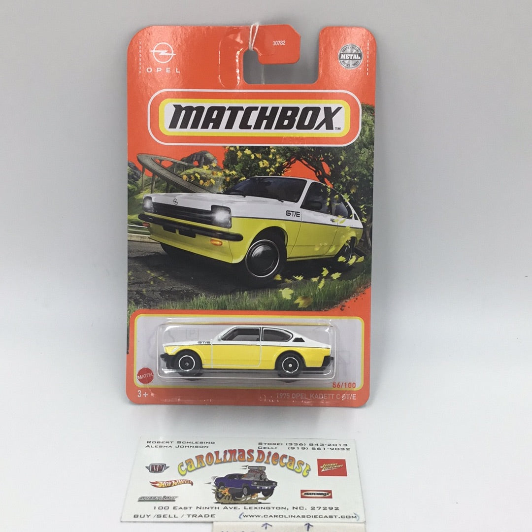 2022 matchbox #56 1975 Opel Kadett C GT/E 88I