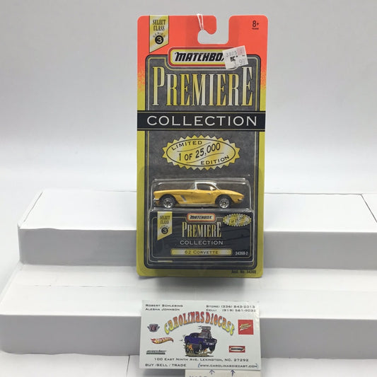 Matchbox Premiere series 3 ‘62 corvette yellow 5A5