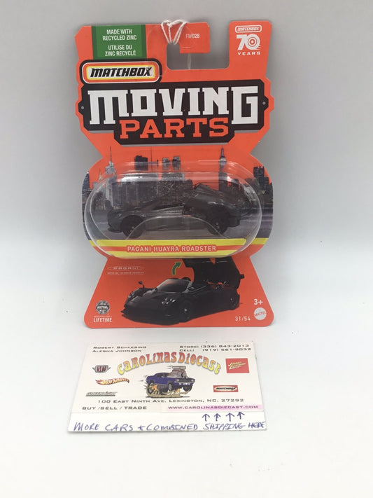 Matchbox Moving Parts Pagani Huayra Roadster 167I