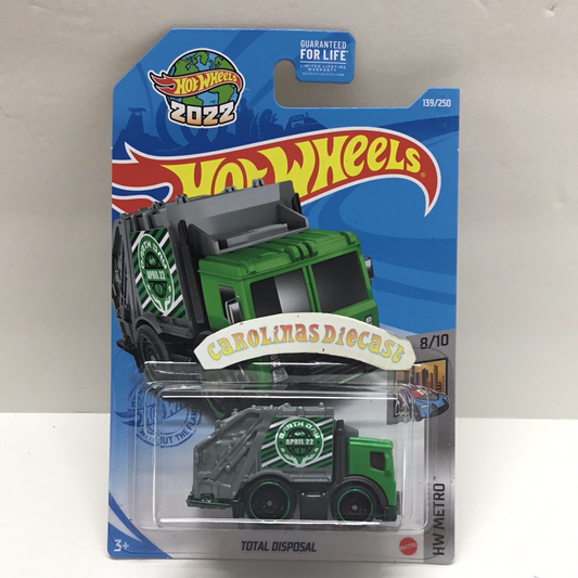 2021 hot wheels #139 Total Disposal earth day (BB3)