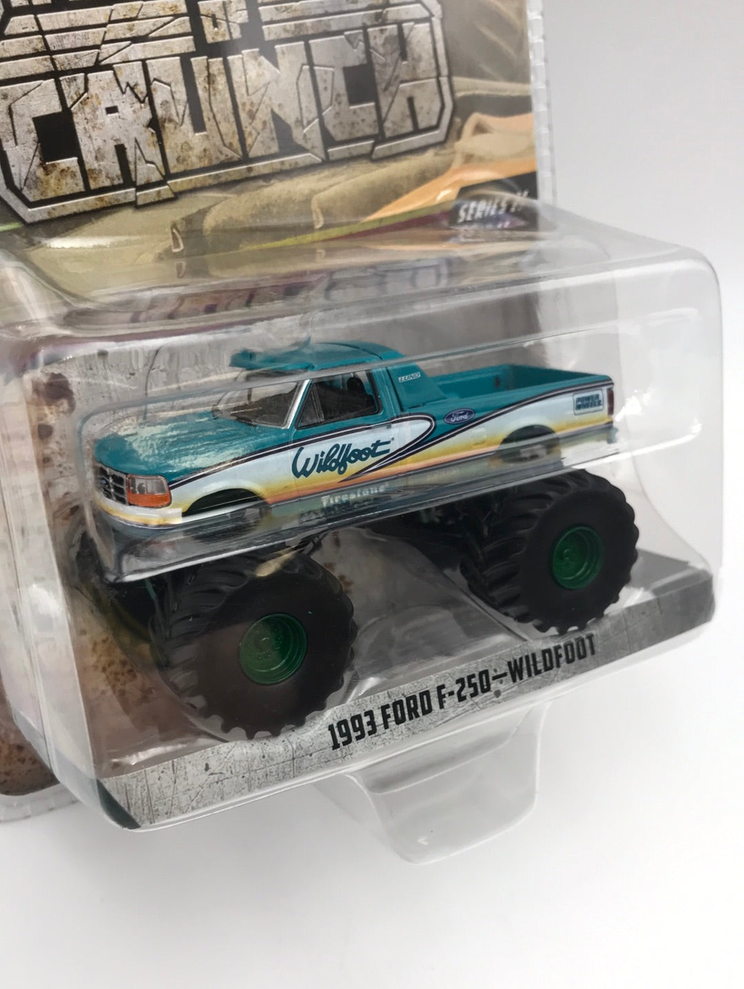 Greenlight Kings of crunch series 11 1993 Ford F-250 Wildfoot greenie chase green machine VHTF