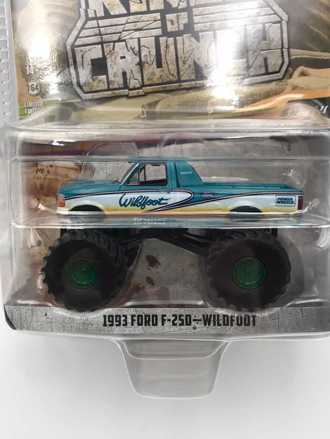 Greenlight Kings of crunch series 11 1993 Ford F-250 Wildfoot greenie chase green machine VHTF
