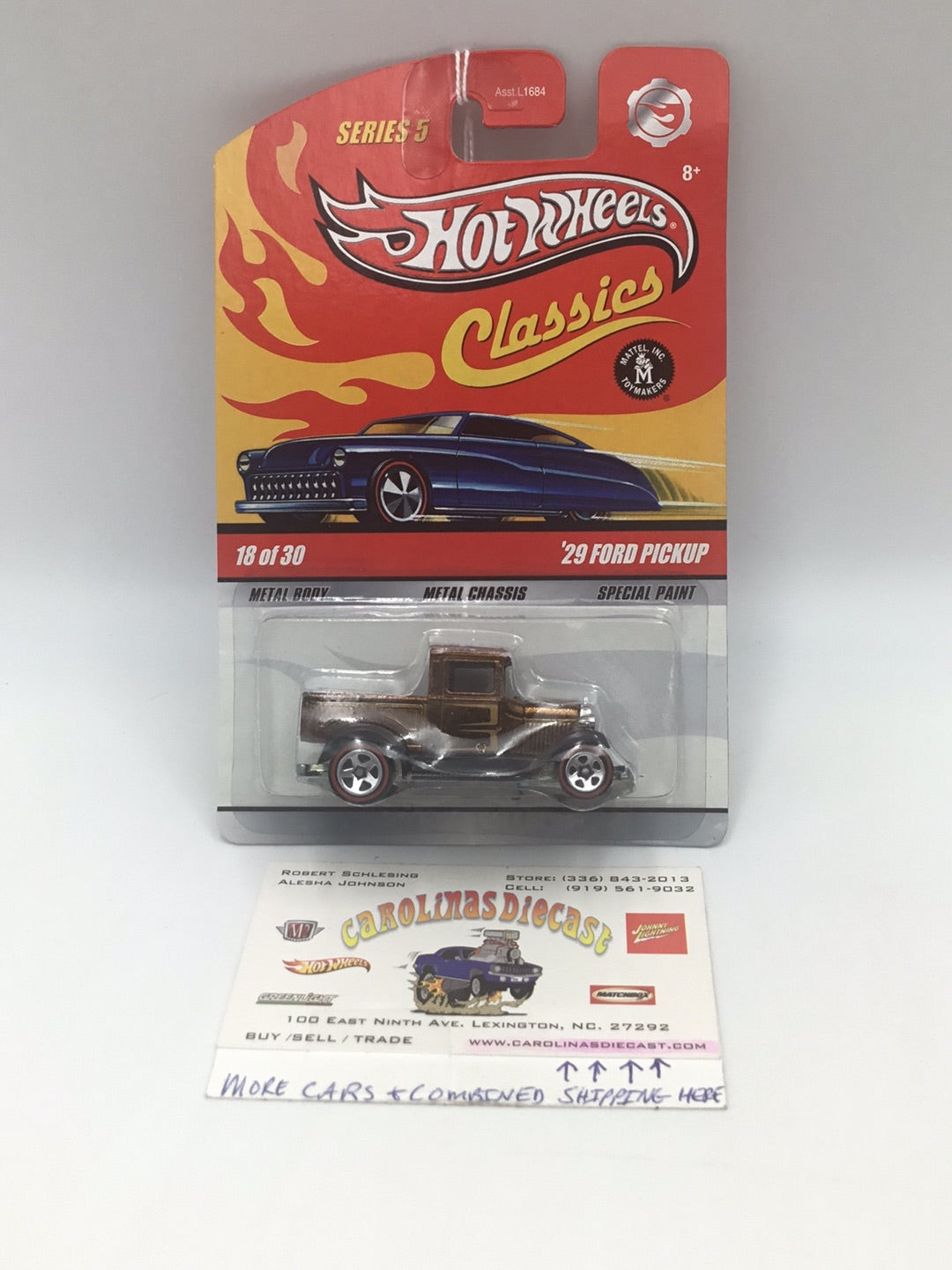Hot wheels classics series 5 29 Ford Pickup dark gold