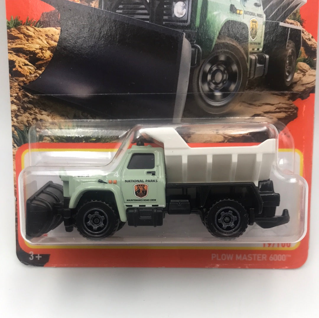 2022 matchbox #19 Plow Master 6000 national parks 51D