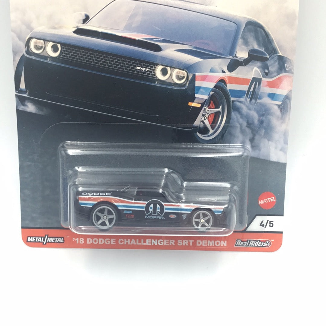 Hot wheels car culture Power Trip 4/5 18 Dodge Challenger SRT Demon #4 246B