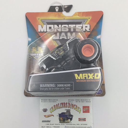 2021 monster jam Series 19 Max-D Maximum  Destruction wheelie bar