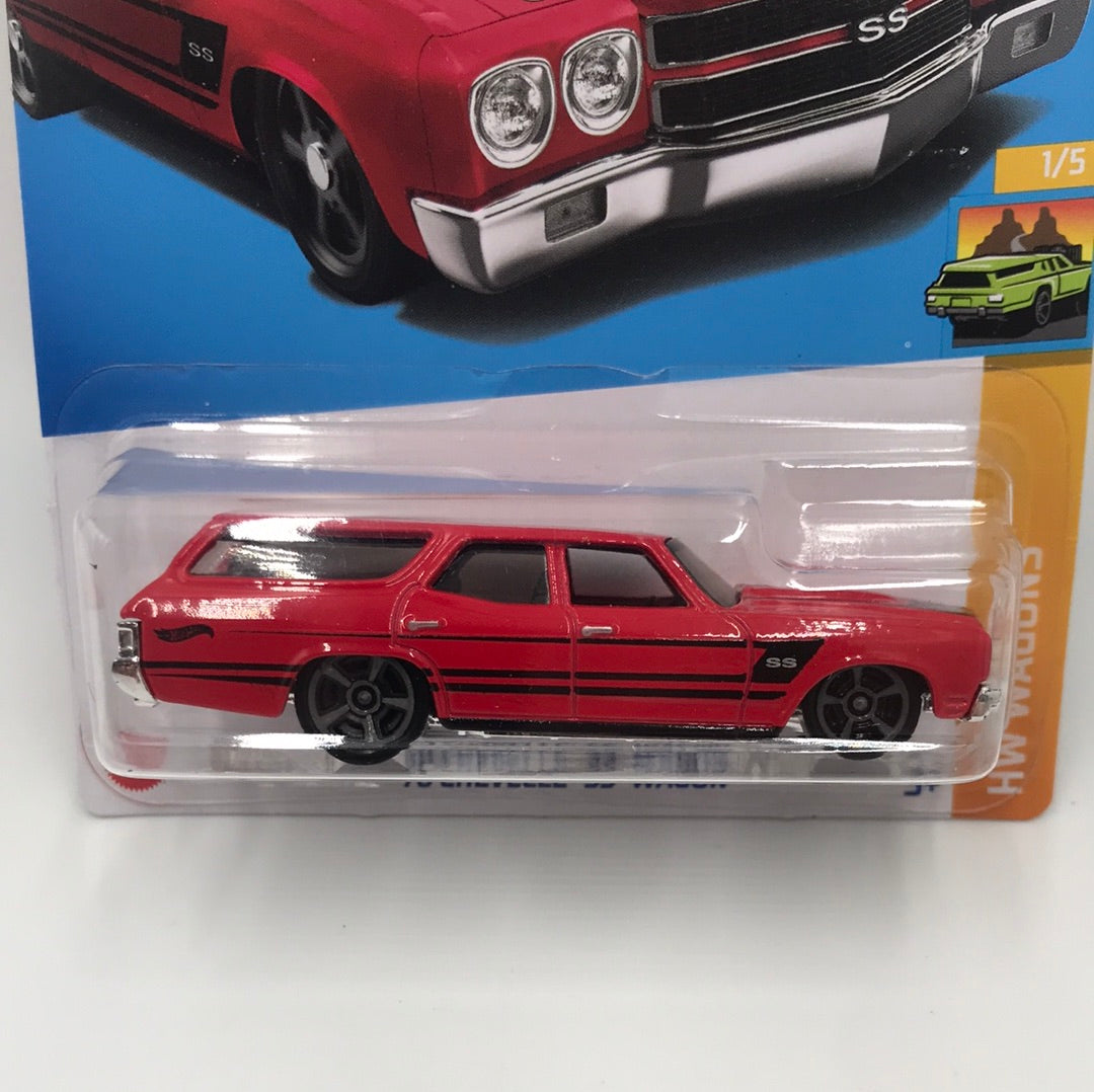2022 hot wheels L M  case #111 70 Chevelle SS Wagon 7B