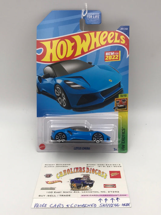 2022 hot wheels Q case #247 Lotus Emira RR5