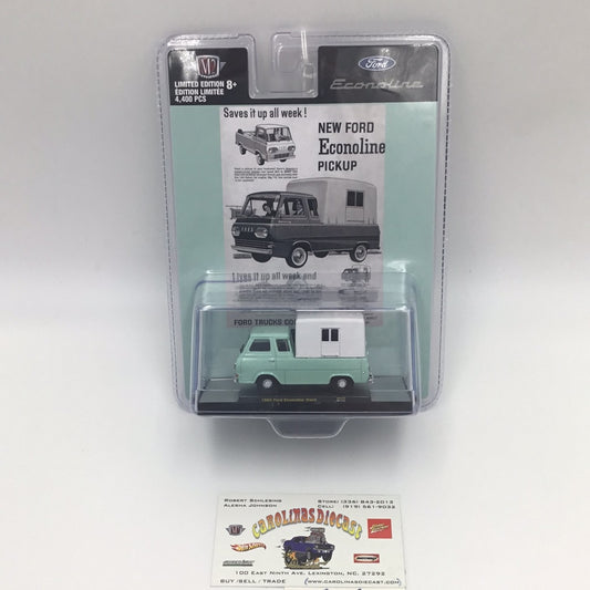 M2 MACHINES 1/64 HOBBY EXCLUSIVE 1965 FORD ECONOLINE TRUCK WITH SPORTS SHELL LIMITED EDITION