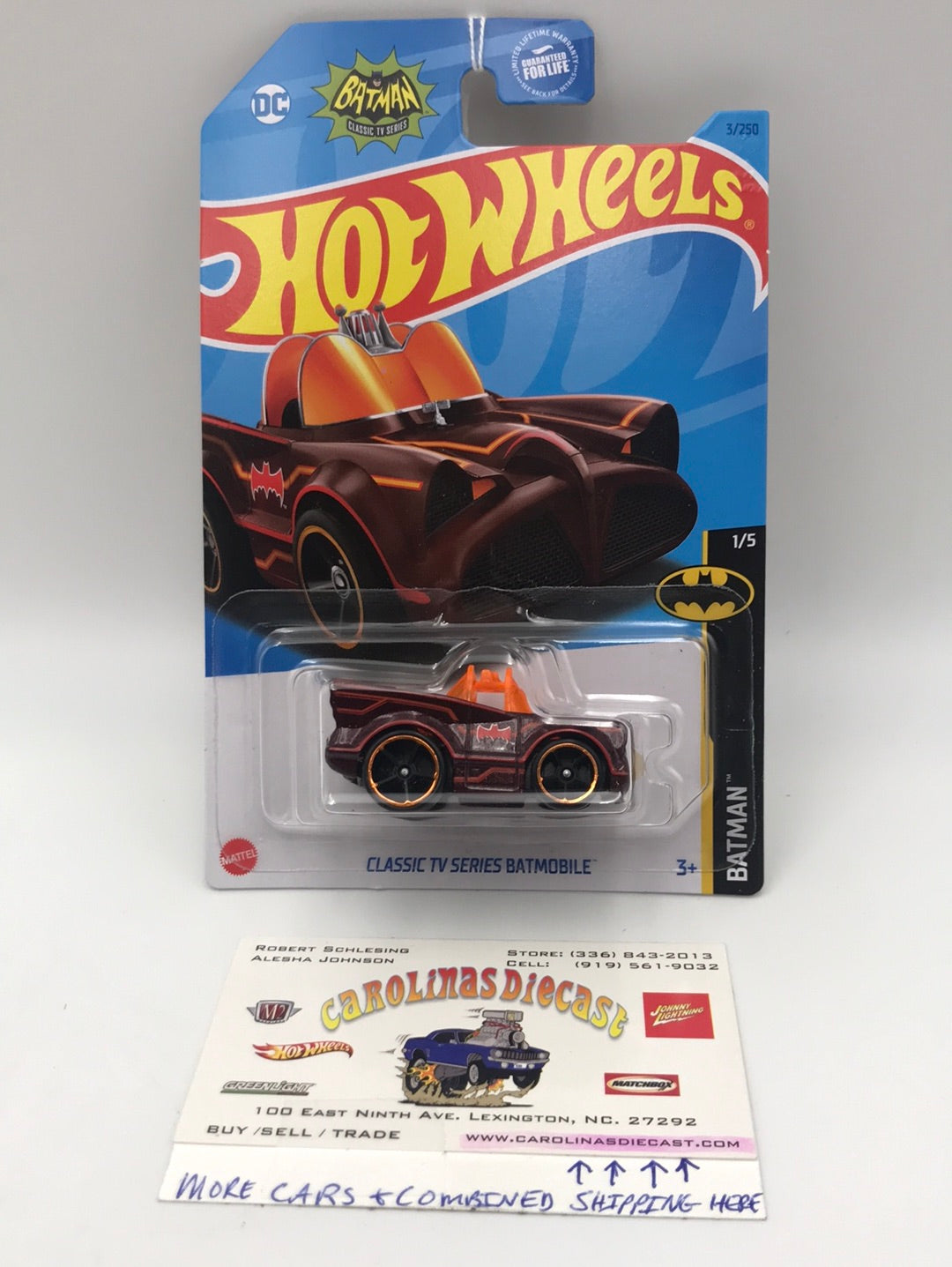 2023 hot wheels A  case #3 Classic TV Series Batmobile U5