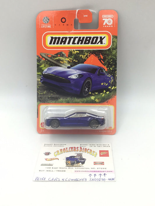 2023 matchbox 70 years #43 Karma GS-6 66C