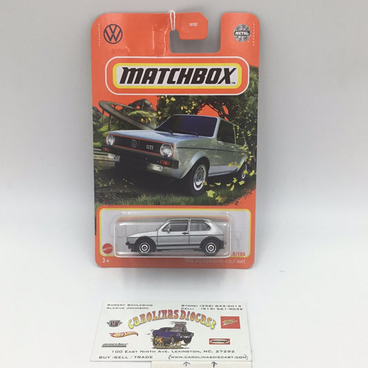 2022 matchbox  #25 1976 Volkswagen golf MK1 TT6
