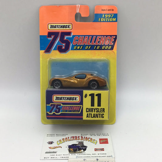 Matchbox 75 Challenge #11 Chrysler Atlantic 5B8