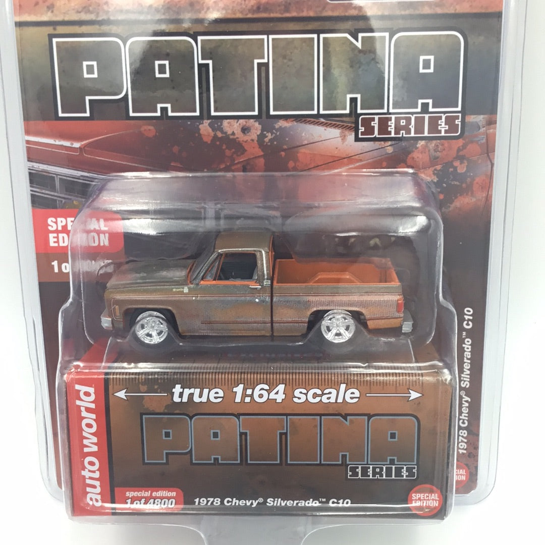 Auto world MiJo exclusive 1978 Chevy Silverado Patina Series only 4800 made