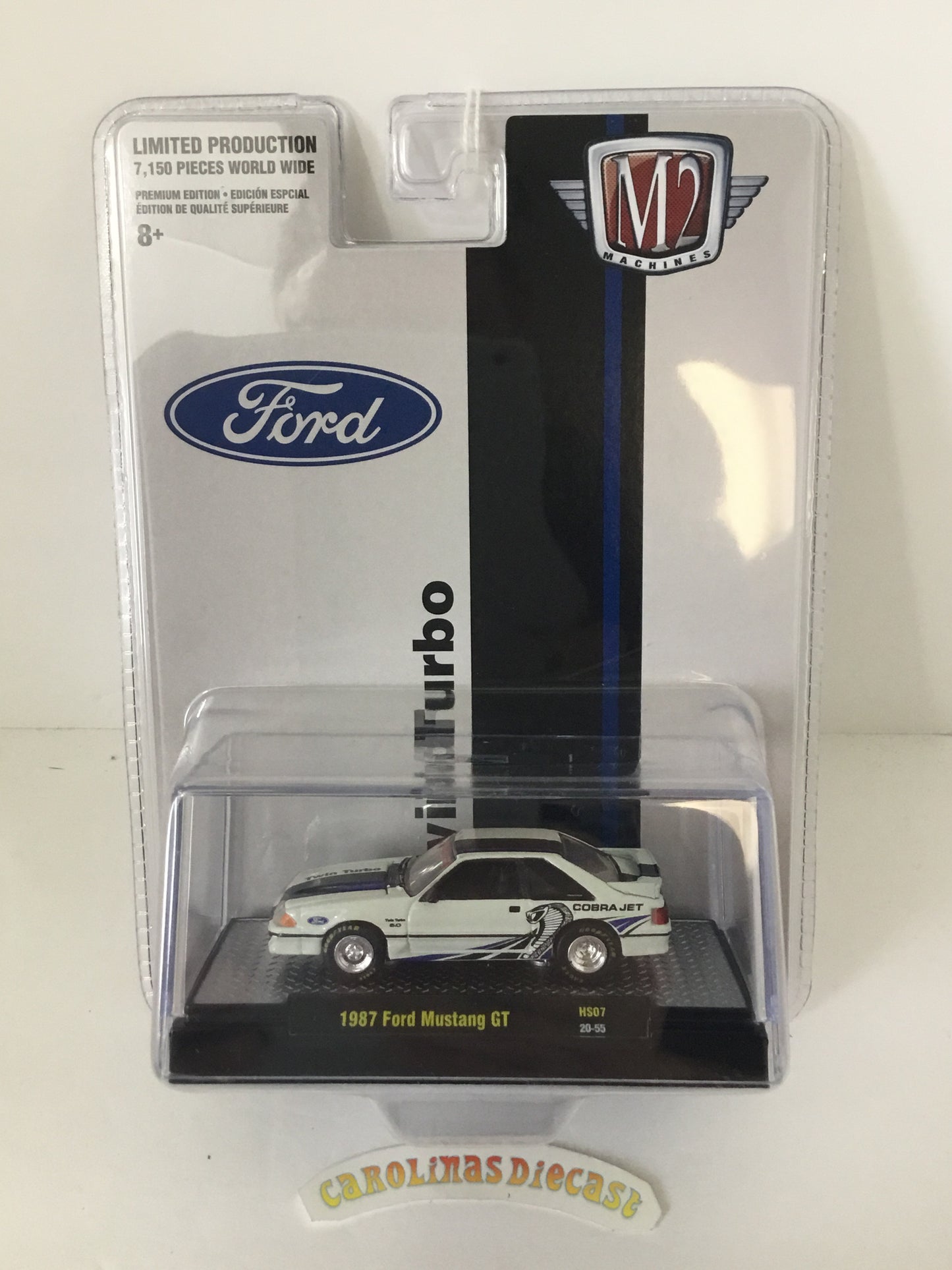 M2 Machines 1987 Ford Mustang GT hobby exclusive fox body foxbody