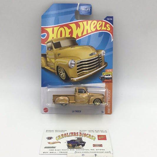 2022 hot wheels #116 La Troca gold 7G