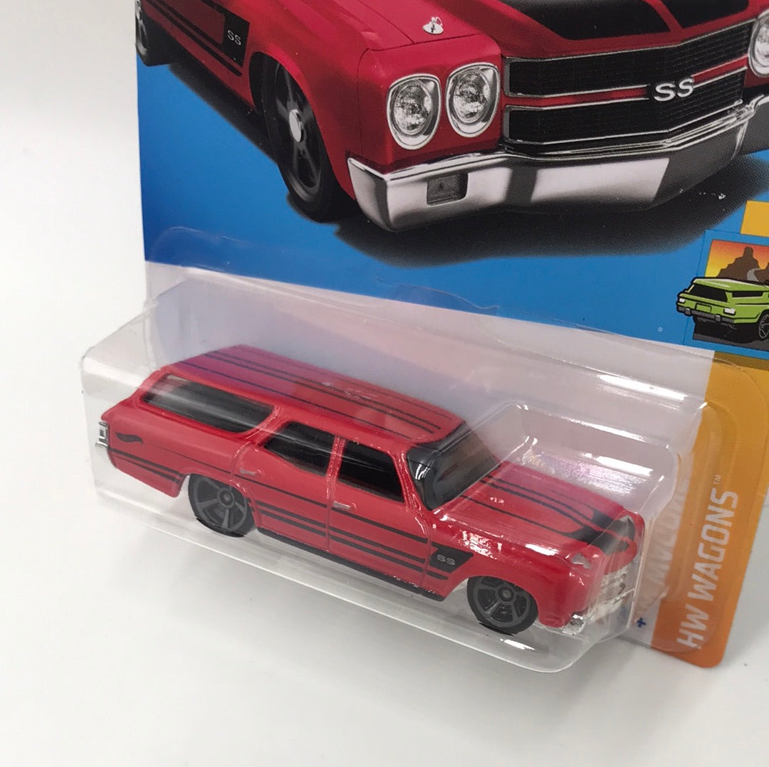 2022 hot wheels L M  case #111 70 Chevelle SS Wagon 7B