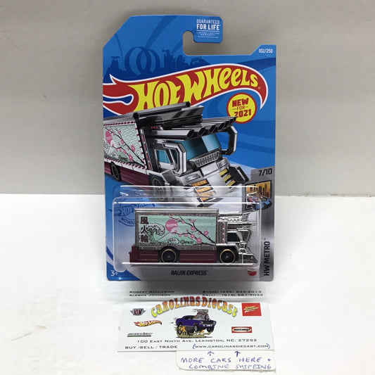 2021 hot wheels L case #102 Raijin Express (BB1)