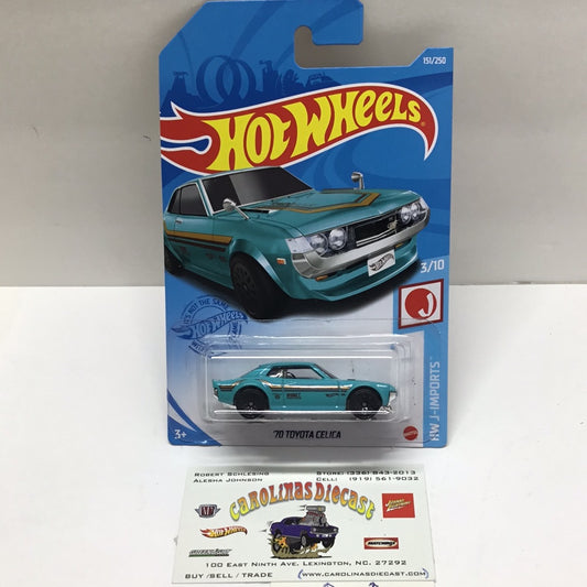 2021 hot wheels N case #151 70 Toyota Celica Teal 94A