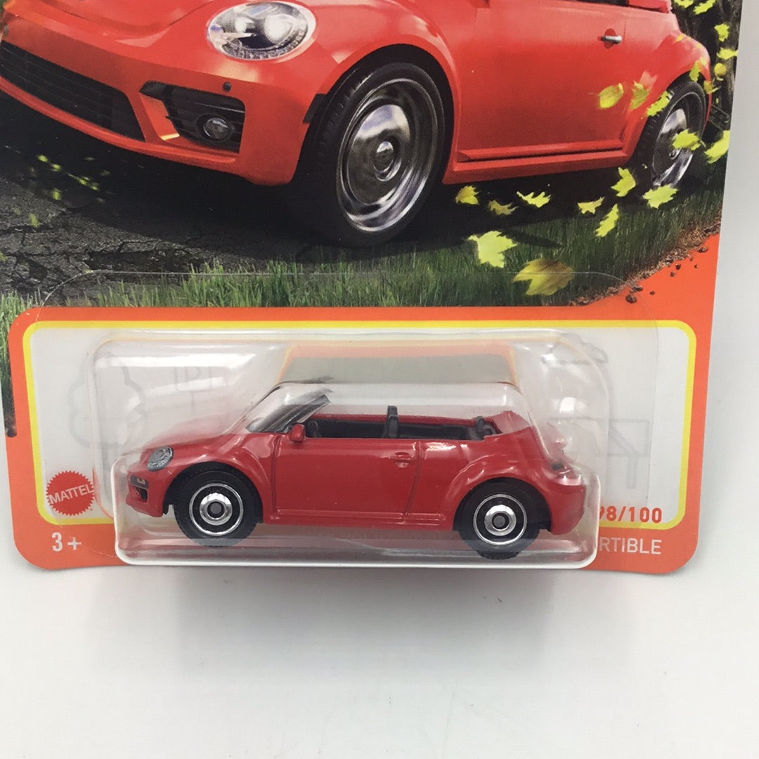 2023 matchbox 70 years #98 2019 Volkswagen beetle convertible red 77G