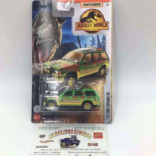 2022 Matchbox Jurassic World ‘93 Ford Explorer #5