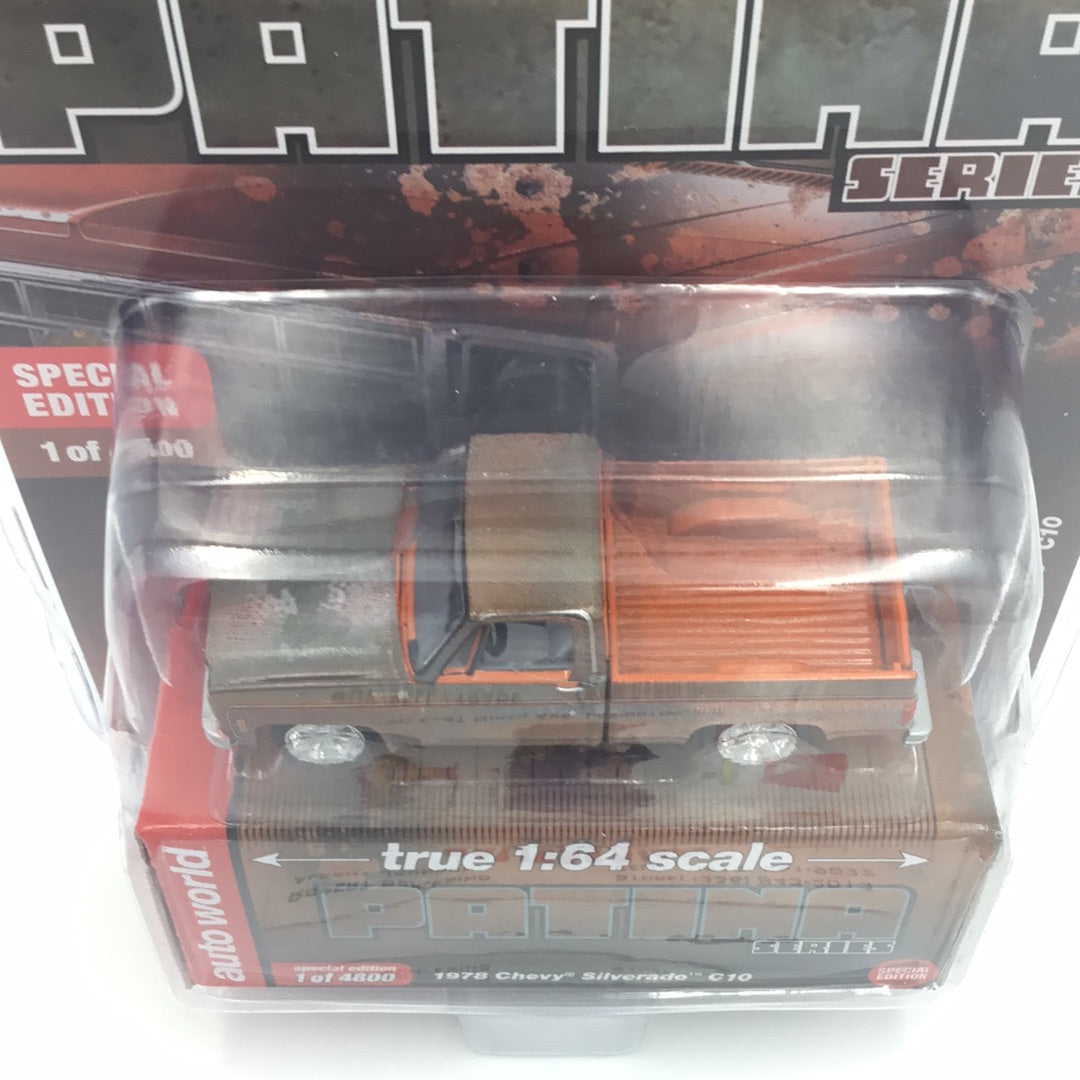 Auto world MiJo exclusive 1978 Chevy Silverado Patina Series only 4800 made