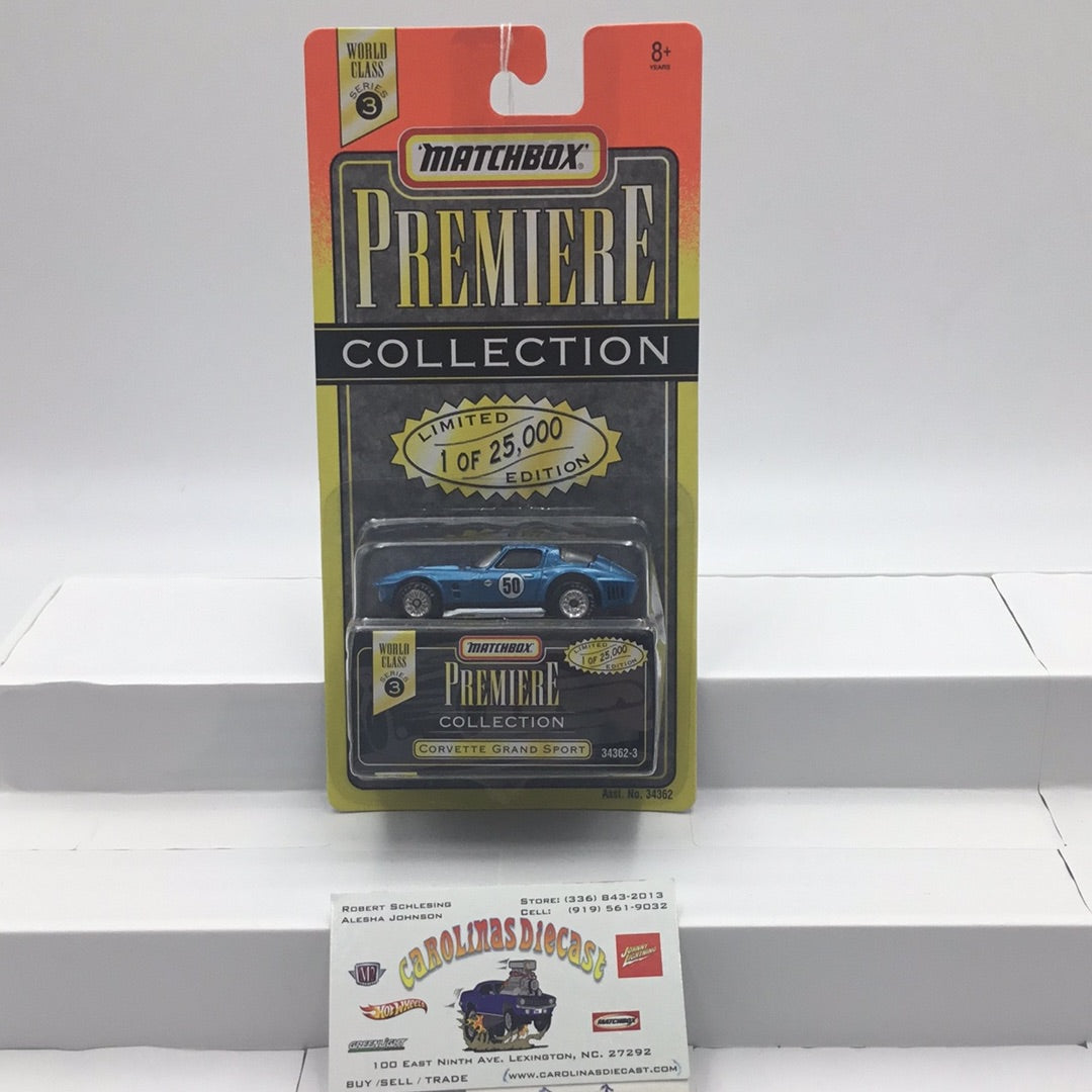 Matchbox Premiere series 3 Corvette Grand Sport blue 5A5