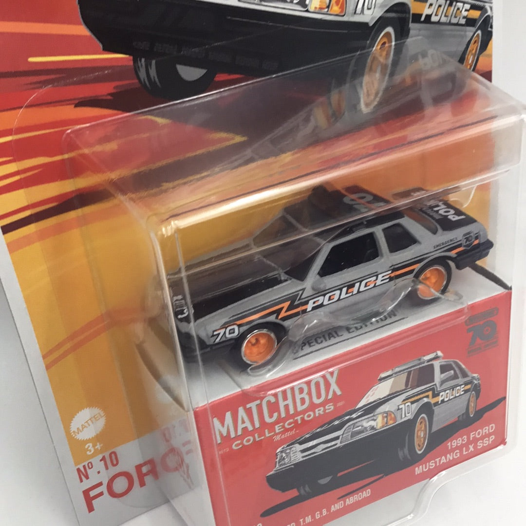 2023 matchbox Collectors 70 years  #10 1993 Ford Mustang LX SSP