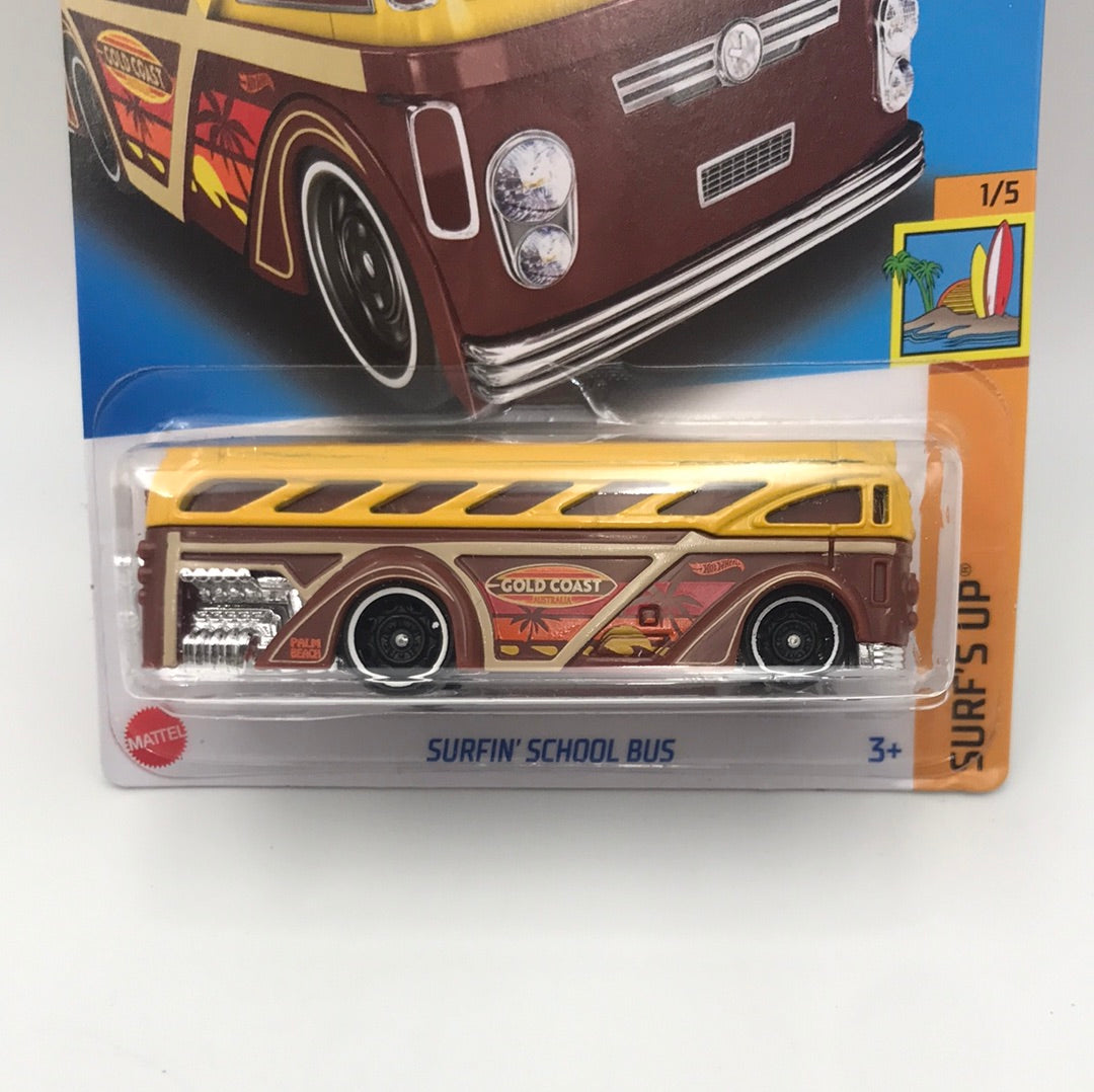 2023 hot wheels A B case #24 Surfin School Bus