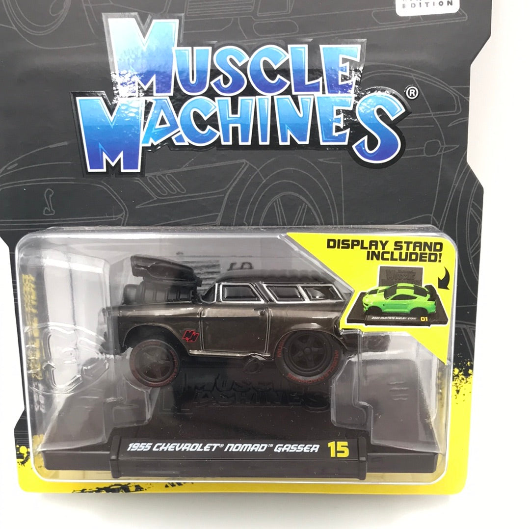 Muscle machines model 15 1956 Chevrolet nomad gasser chase