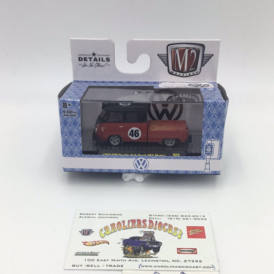 M2 Machines auto-shows 1960 VW Double Cab truck USA model R69