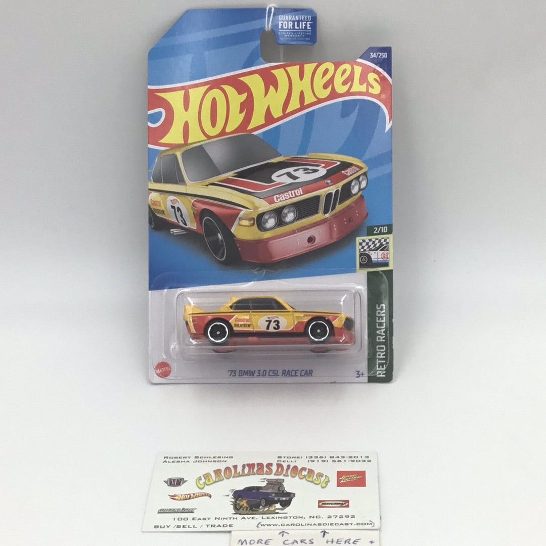 2022 hot wheels B Case #34 73 BMW 3.0 CSL Race Car V7