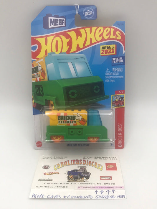 2023 hot wheels C case #58 Brickin Delivery EE1