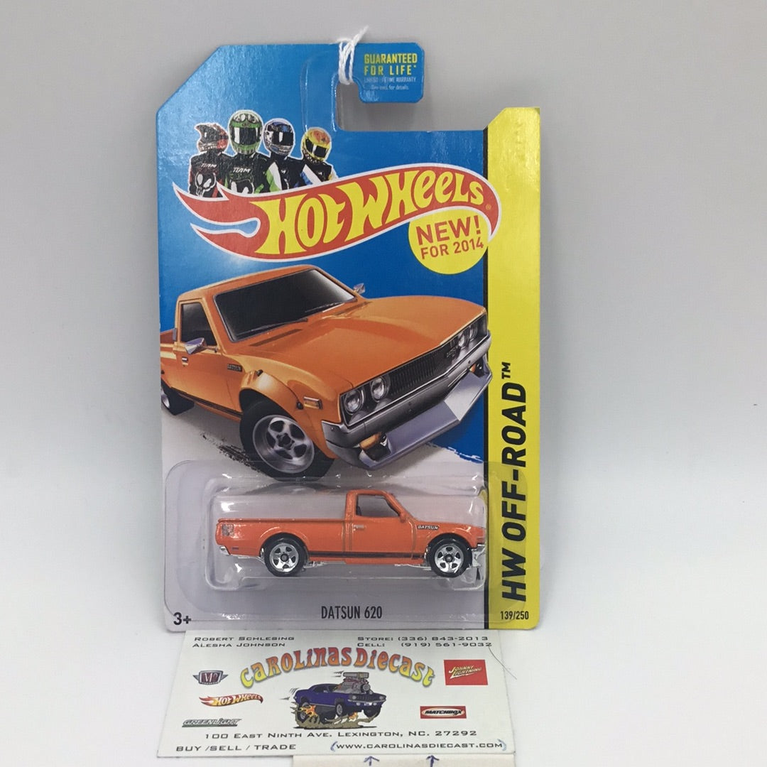 2014 Hot Wheels #139 Datsun 620 orange JJ2